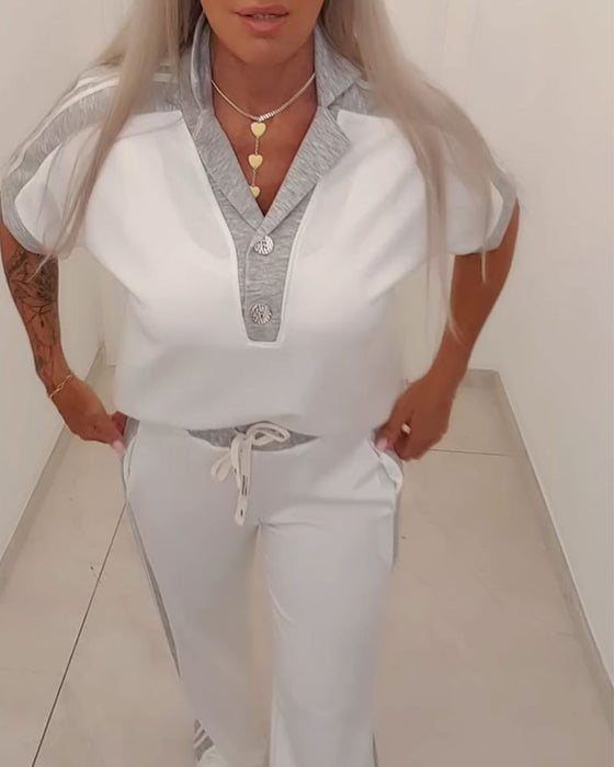 Set Färgblock Camp Krage Avslappnad