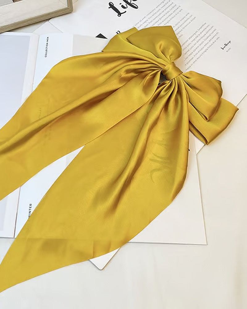 🔥 Stor Rosett Hårklämma För Kvinnor – Bröllop & Vardag Hästsvans Accessoar Med Lång Svans