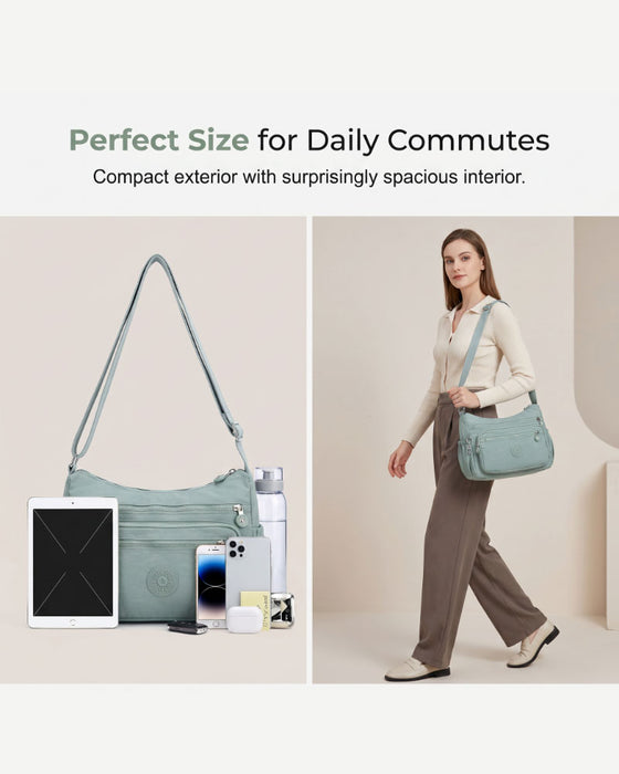 ⌛ Tidsbegränsat Erbjudande – Lätt Vattenavvisande Crossbody Väska 👜