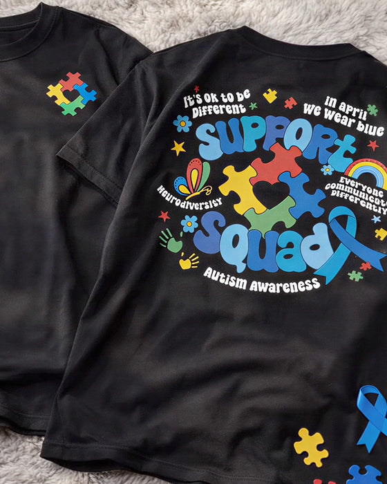 T-Shirt Välgörenhetstema Tryckt