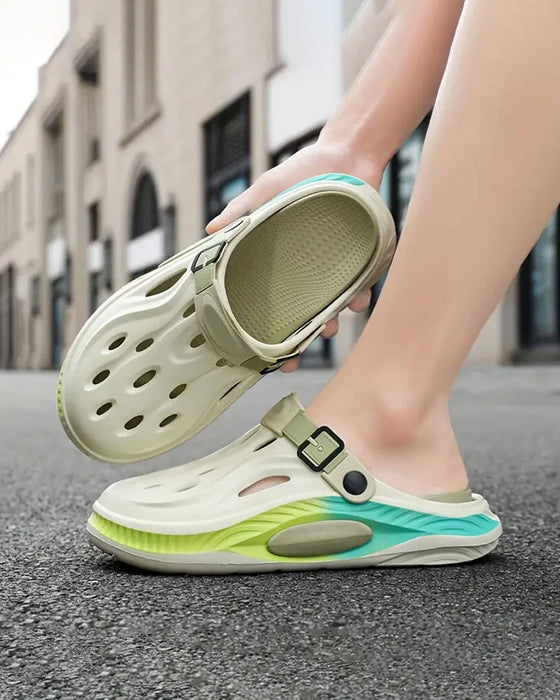 Sandaler Dam/Herr Sommar Tjock Sula Halkfria Avslappnade