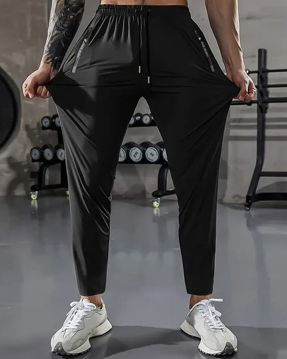 Byxor Hög Töjbarhet Premium Italiensk Svart