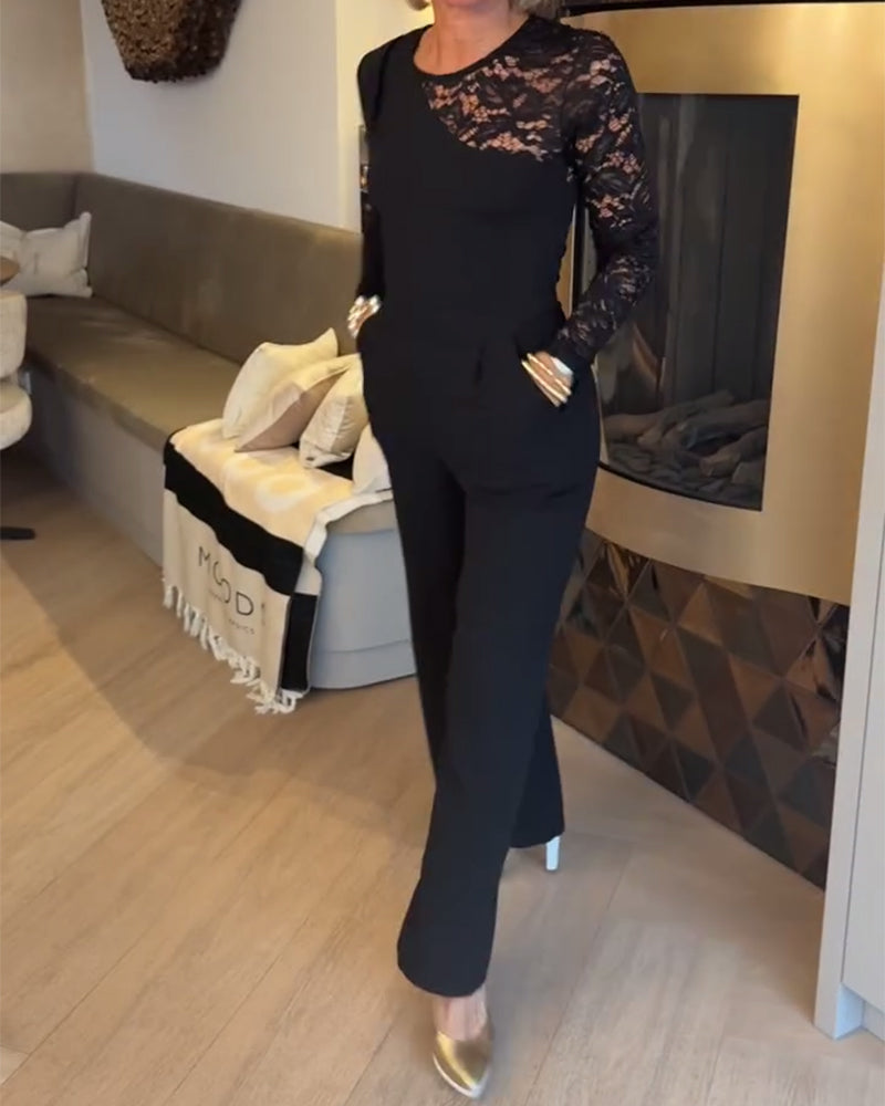 Topp Lapptäcke Spetsstickad