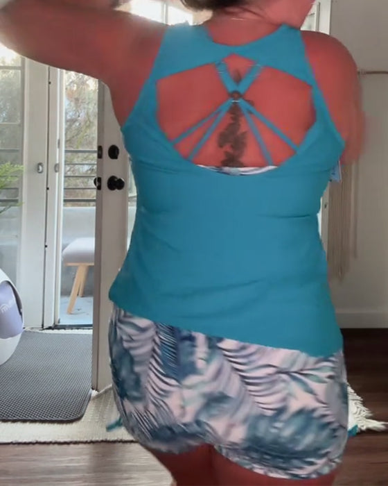 Bikini Modefull Och Mångsidig Fritid Tvådelad