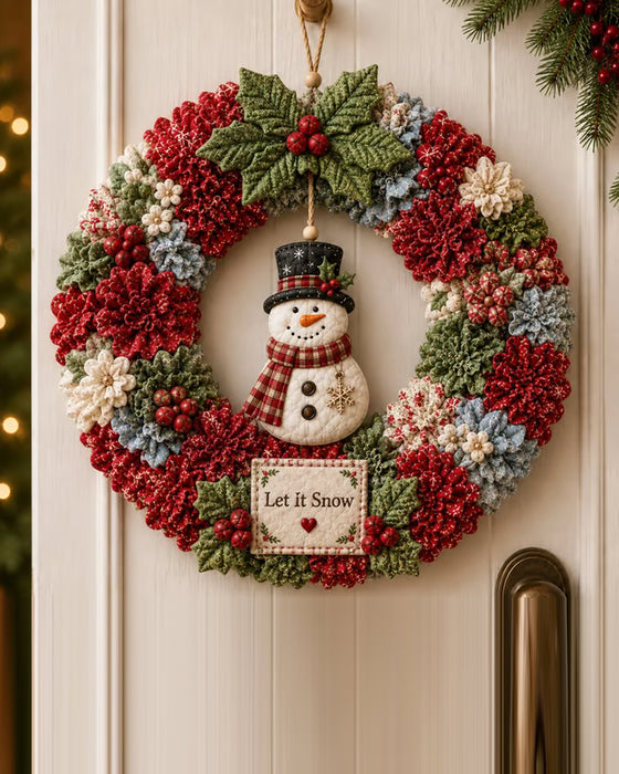❄️🎄 3D Tyg Stiftkrans Pysselkit