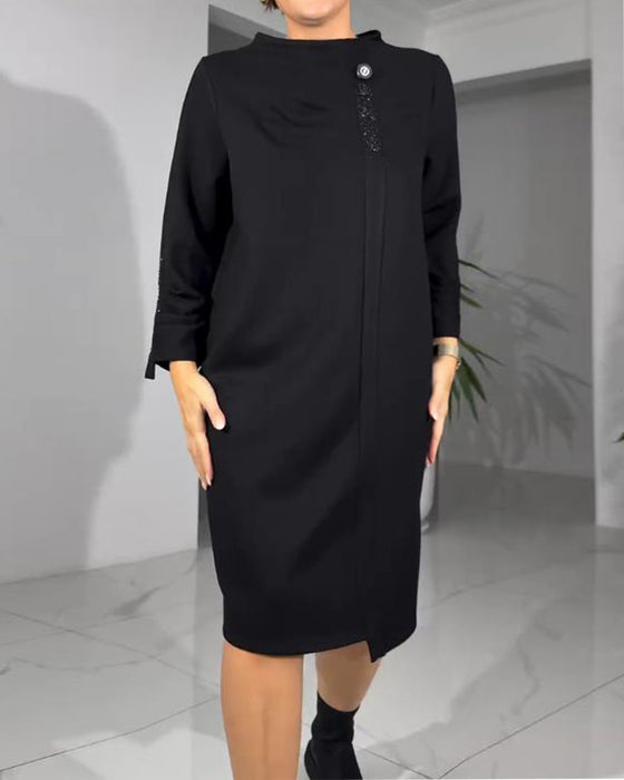 Klänning Med Sofistikerad Stil Och Elegant Stämning