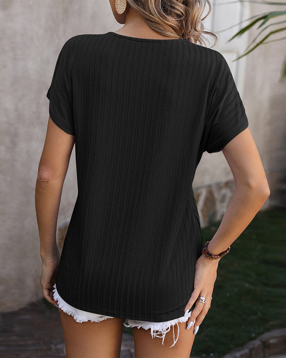 Topp med V-ringning och kedja