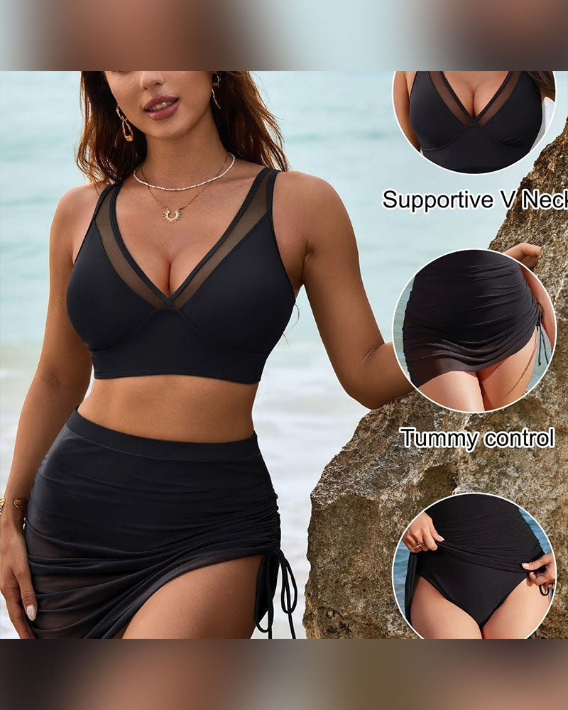 Bikini Badkjol Hög Midja