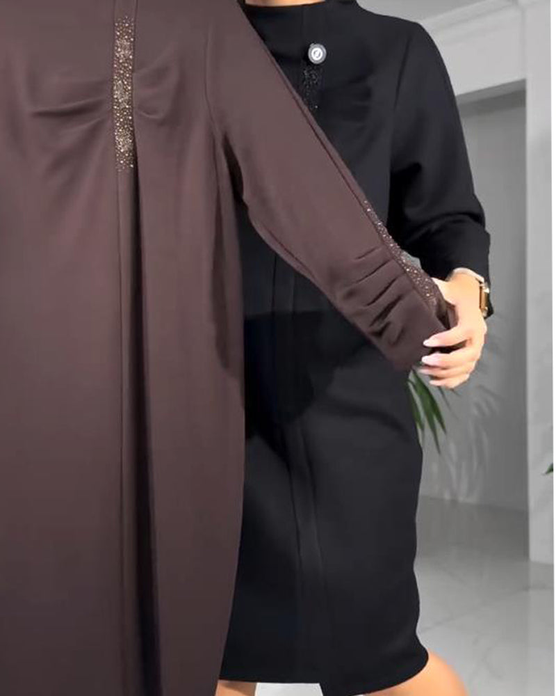 Klänning Med Sofistikerad Stil Och Elegant Stämning