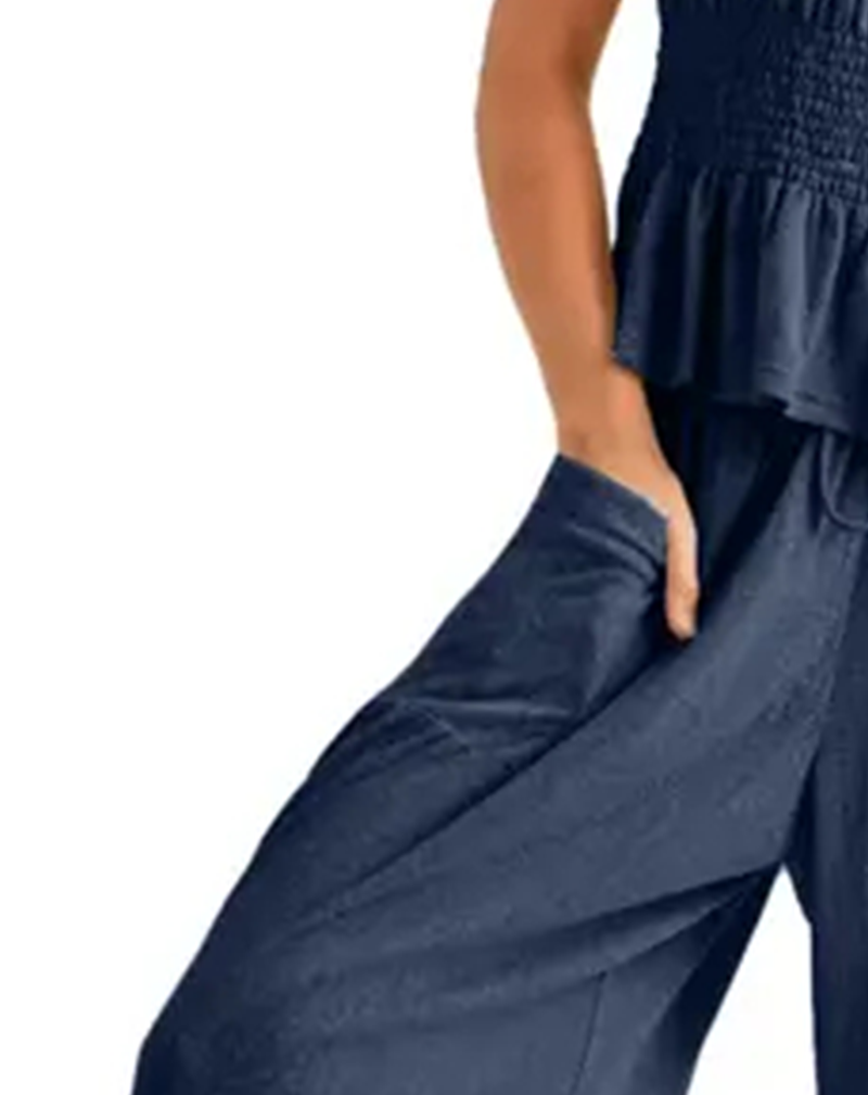 Set Enfärgad Kort Ärm