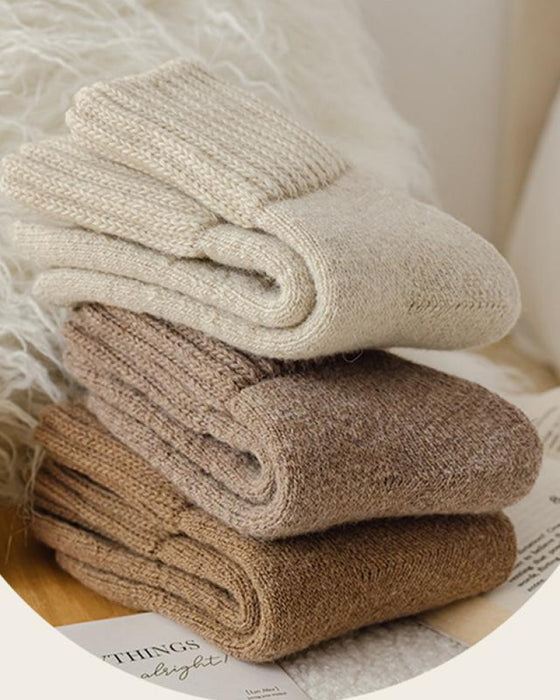 Damstrumpor I Merinoull För Stövlar