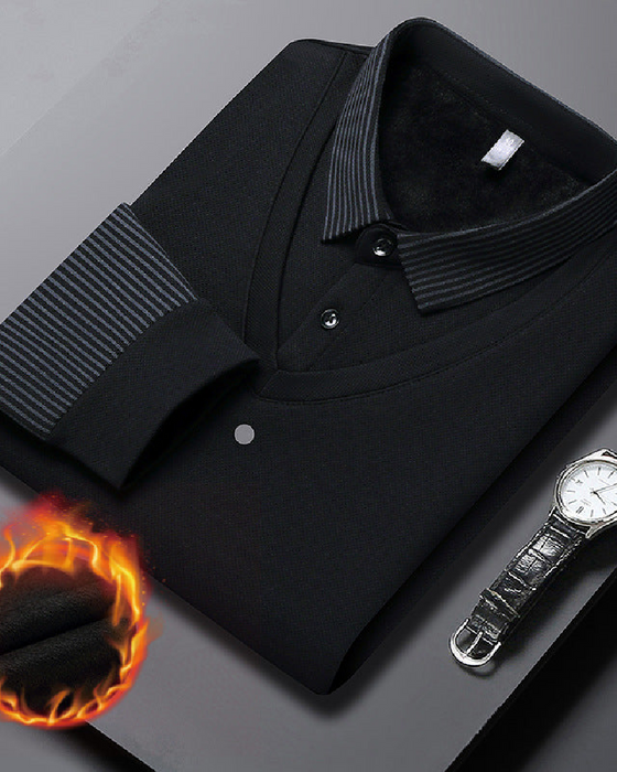 ⏳Begränsad Tid 50% Rabatt💥Randig Krage Fejkad Tvådelad Skjorta