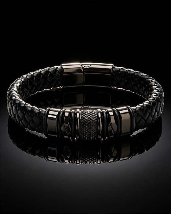 Premium Läderarmband För Män