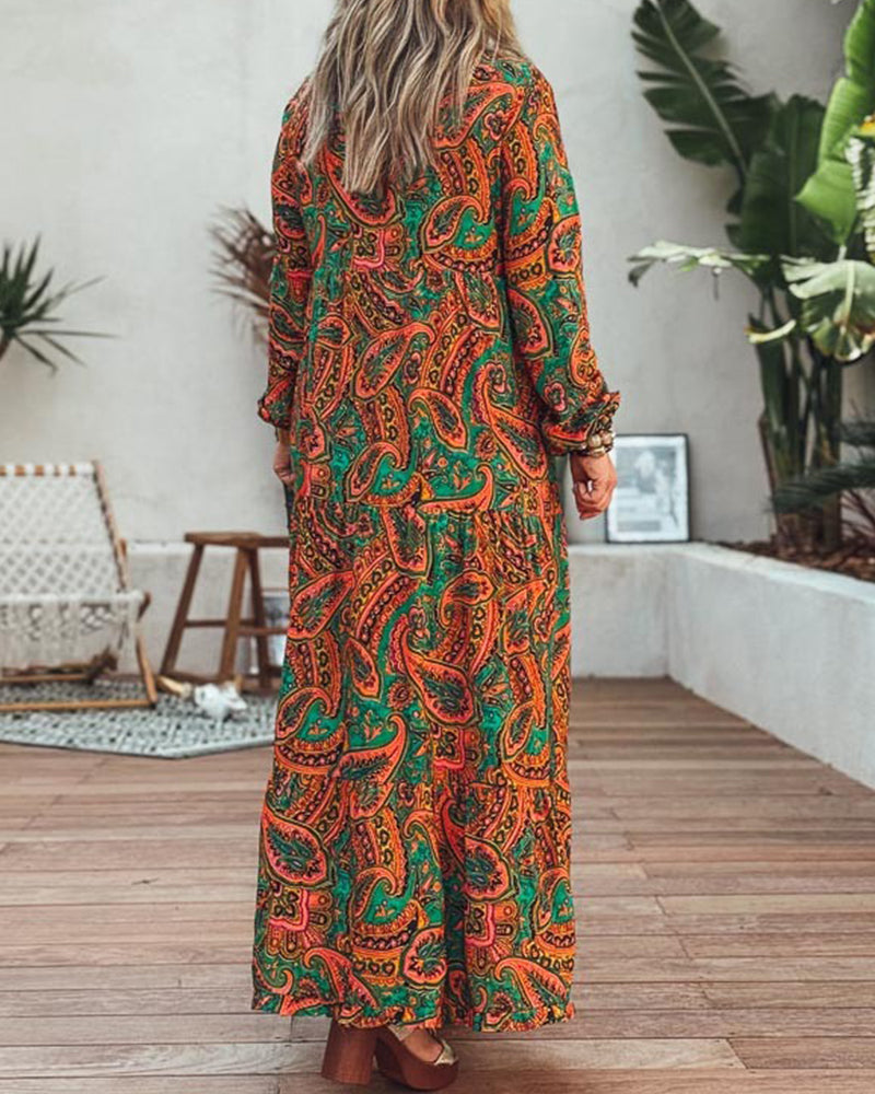 Klänning Bohemisk Stil Lång