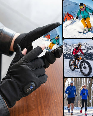 Handskar Uppladdningsbara Elektriskt Uppvärmda Vinter