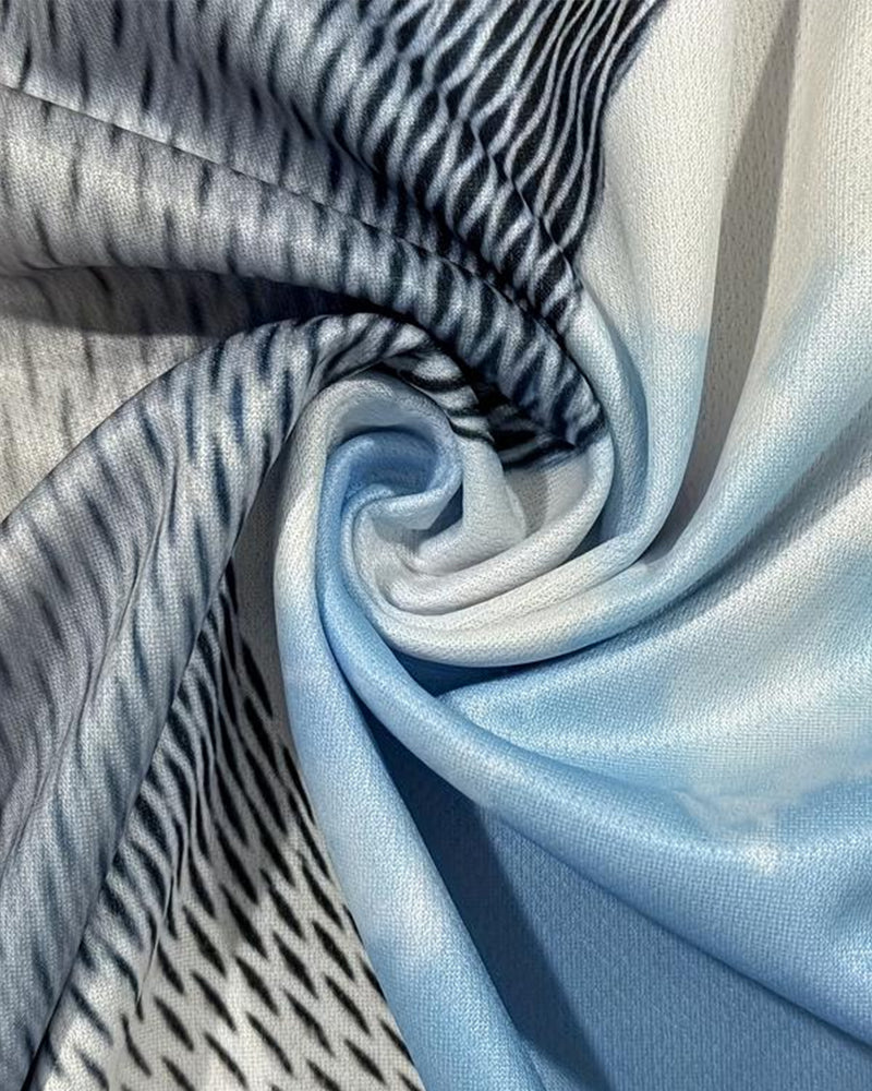 T-shirt 3D Digitaltryck Mode Trend Avslappnad Herr Kortärmad