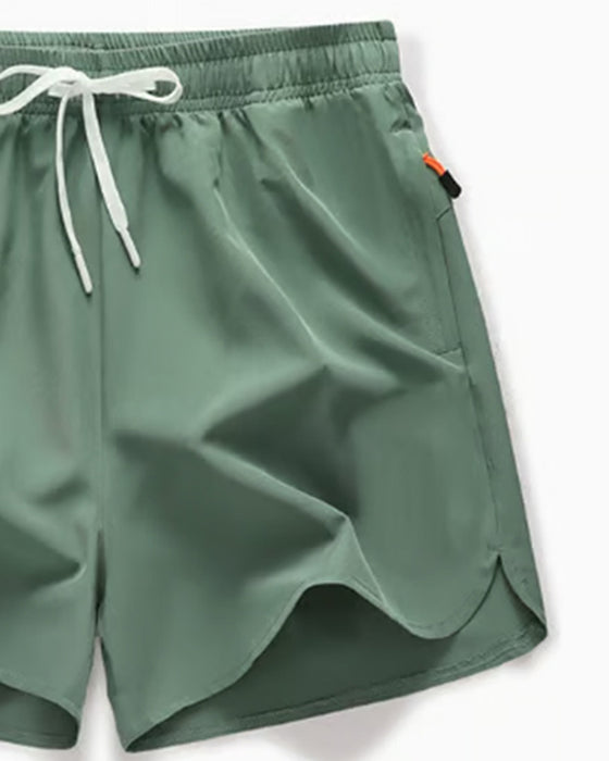 Shorts Dragkedjeficka Snabbtorkande Delfin