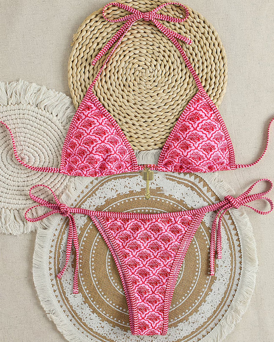 Bikini Sexig Rombus Mönster