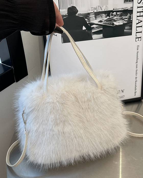 Mode Plådig Axelväska