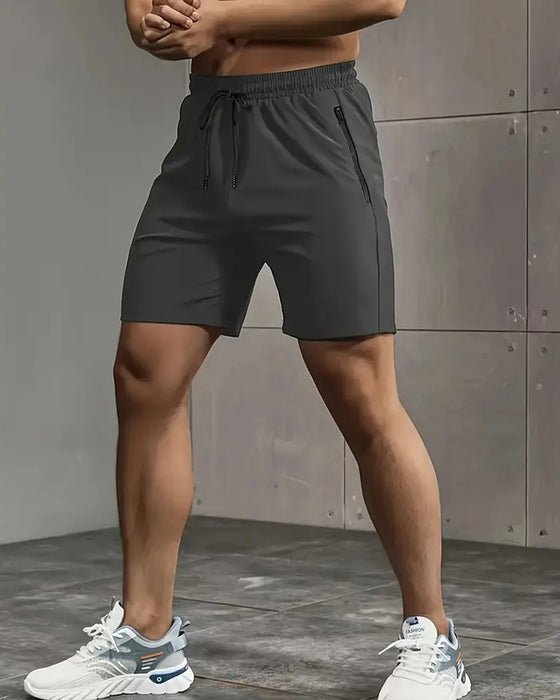 Herr Shorts Snabbtorkande Dragkedjeficka Athletic