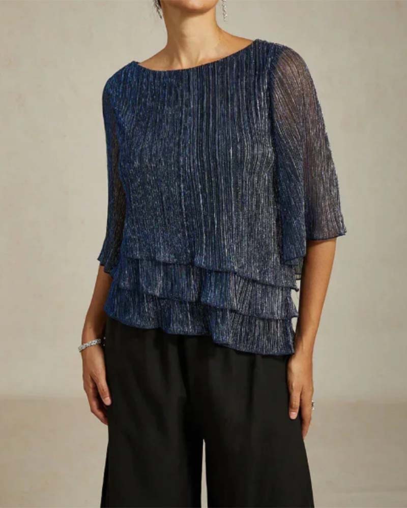 Stilfull T-Shirt Med Rund Hals