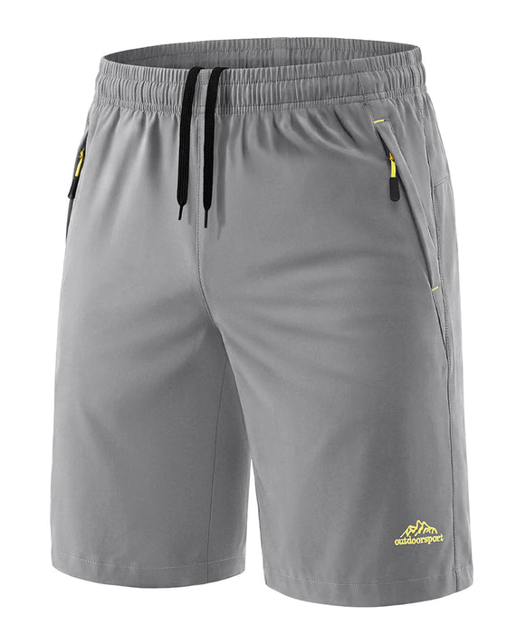 Shorts Resår Midja Dragsko Blixtlås Sport
