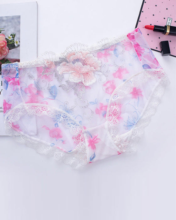 Antibakteriell Trosa Med Spetsbroderi