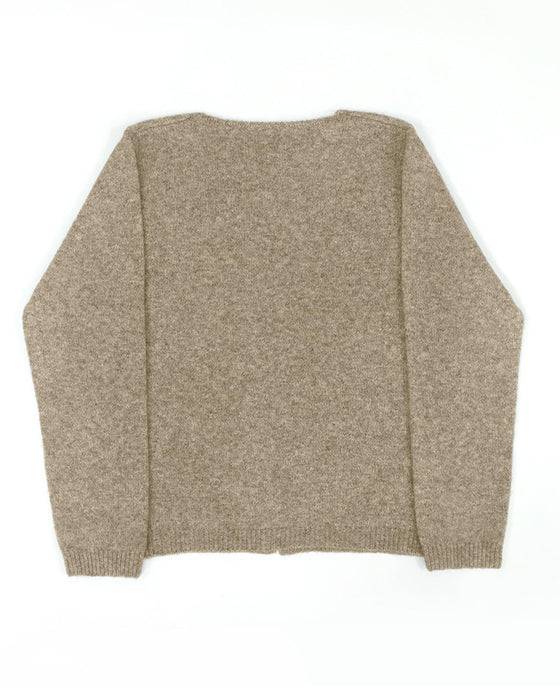 Pullover Knapp Oregelbunden Solid