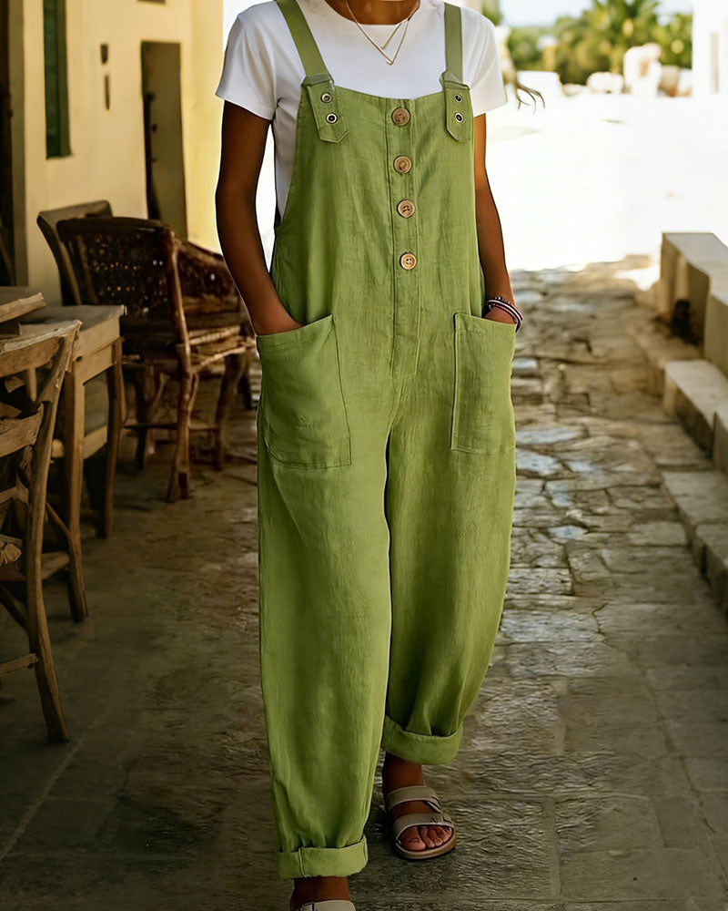 Jumpsuit Avslappnad Justerbar