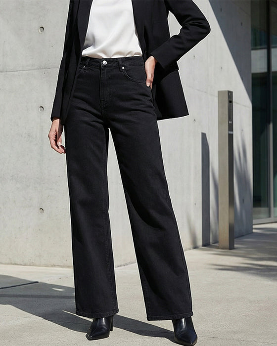 Jeans Löst Rakt Ben