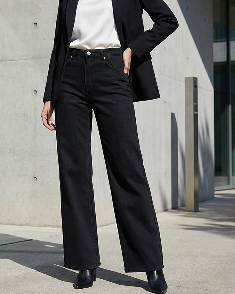 Jeans Löst Rakt Ben