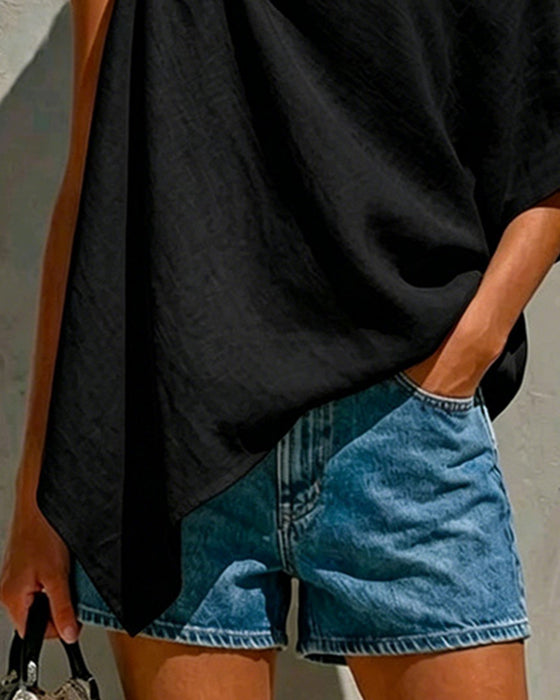 Blusar Enaxel Knut Asymmetrisk