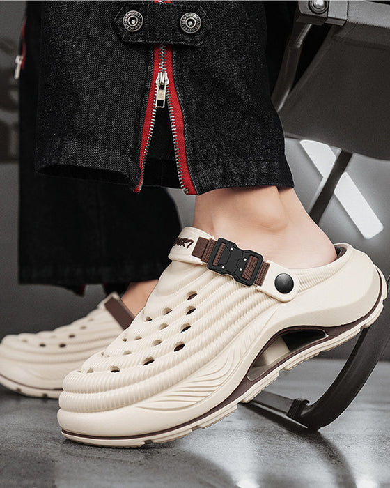 Sandaler Utomhus Tjock Sula Halkfri Luktbeständig Hållbar Snabbtorkande Mjuk Strand