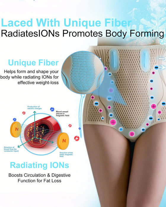 Formgivning Shorts Fettförbrännande Lce Silk Lonic Fiber
