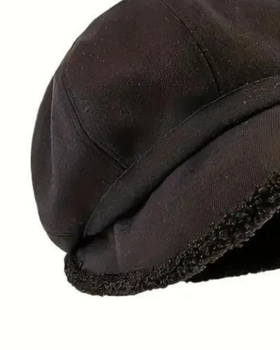 Hatt Dam Enfärgad Plysch Fiskarhatt Varm