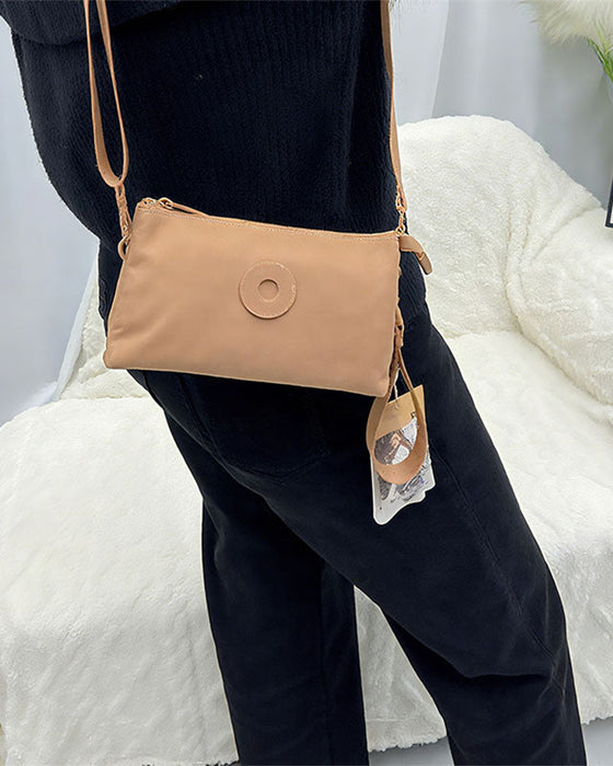 🔥Mest Populära Artiklar Bland Kvinnor🔥Mode-Axelremsväska Med Blixtlås👝