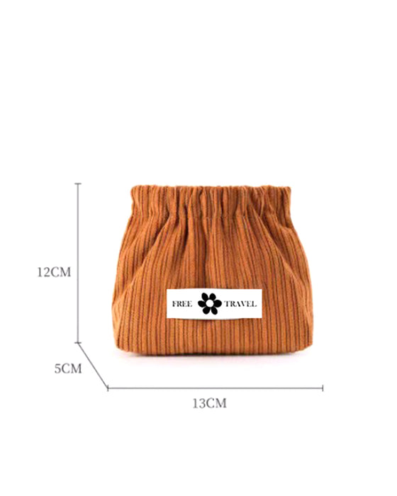 Corduroy Elastisk Hårsnodd Organizer