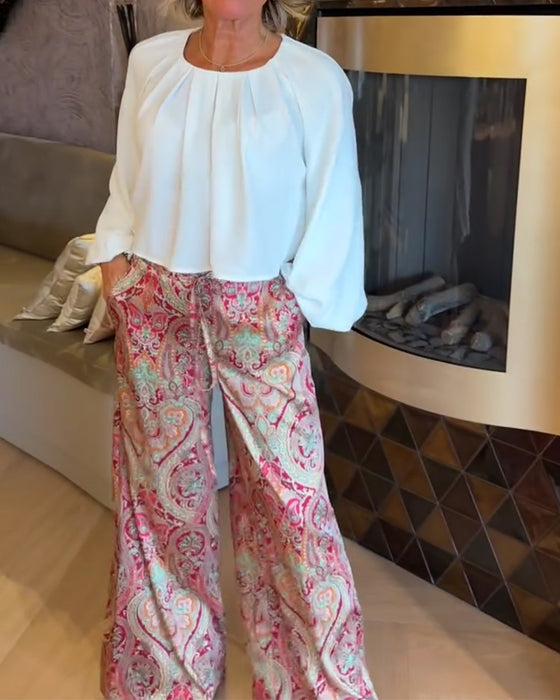 Blouse Fransk Puffärm Kort