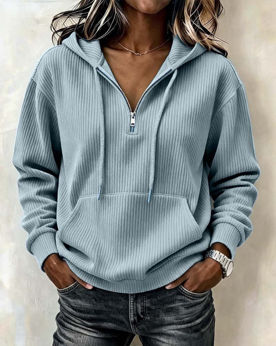 Hoodie Mode Lång Ärm