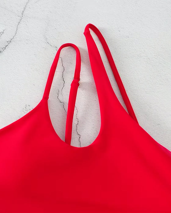 Bikini Sexig Axellös En-Dels