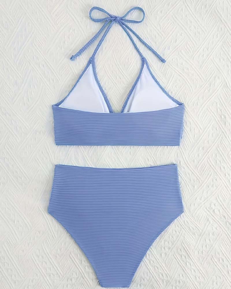 Bikini Halter Hög Midja