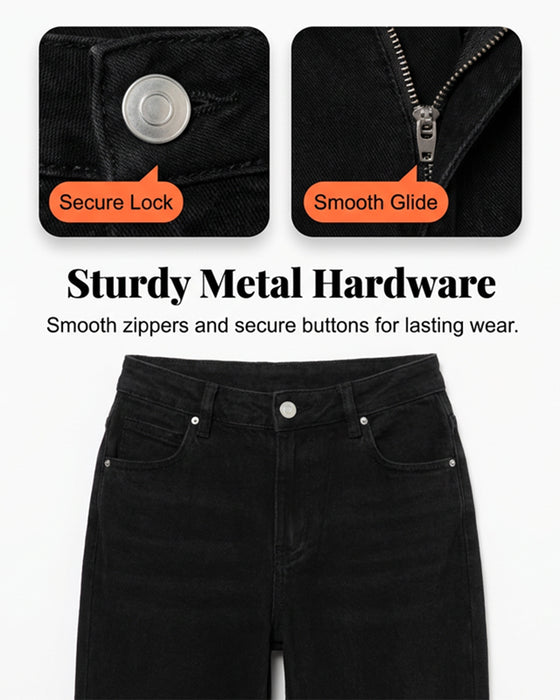 Jeans Löst Rakt Ben