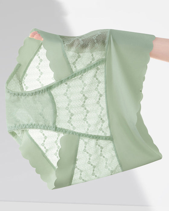 Andningsbara Sömlösa Höga Midjelinses Trosor