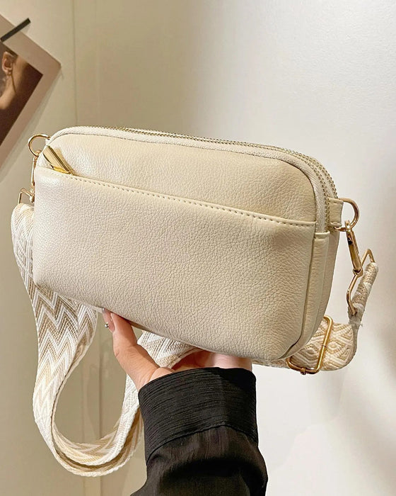 Dam Avslappnad Crossbody Telefonväska, Mångsidig Utomhusmode Axelväska