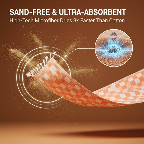 2-I-1 Konvertibel Strandhandduksväska
