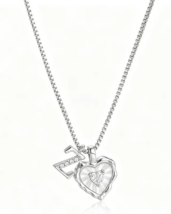A–Z Mikropave Bokstavspendel Halsband