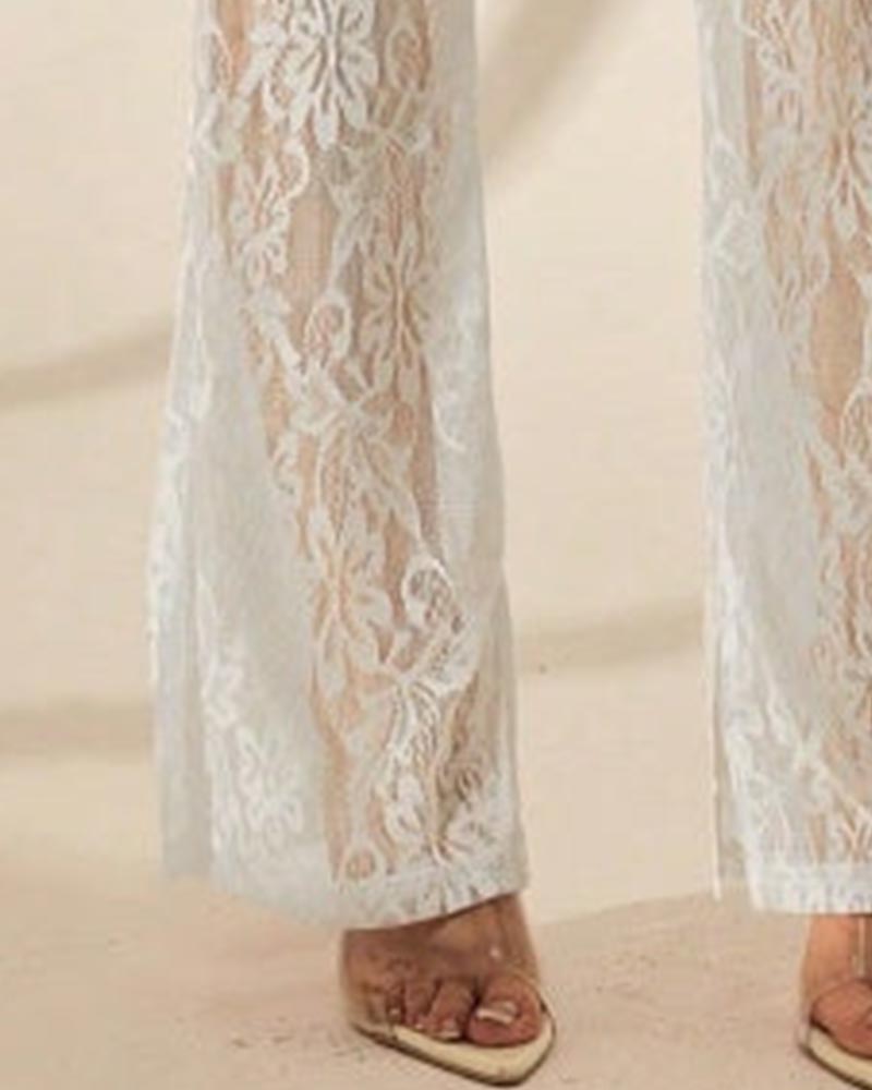 Byxor Enfärgad Lappverk Dubbellager