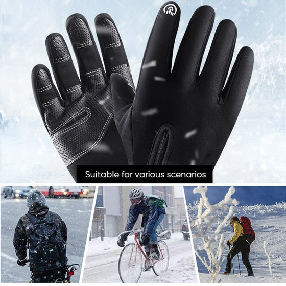 Handskar Vinter Pekskärm Vindtät