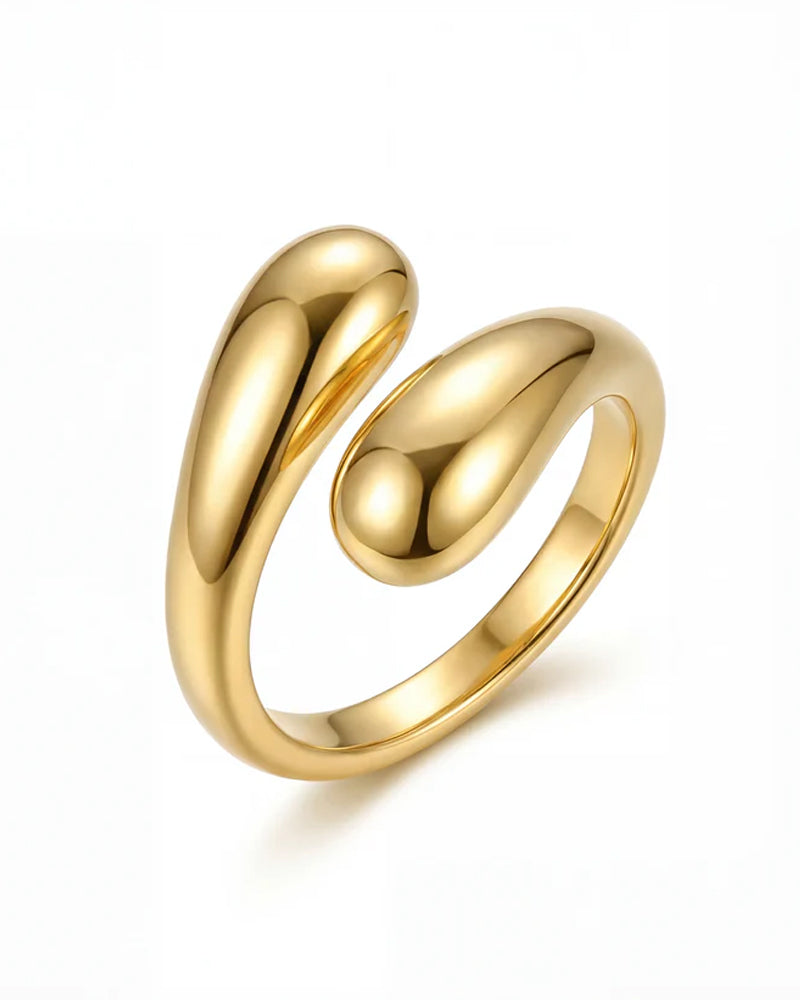 Ring Oregelbunden Vattendroppe