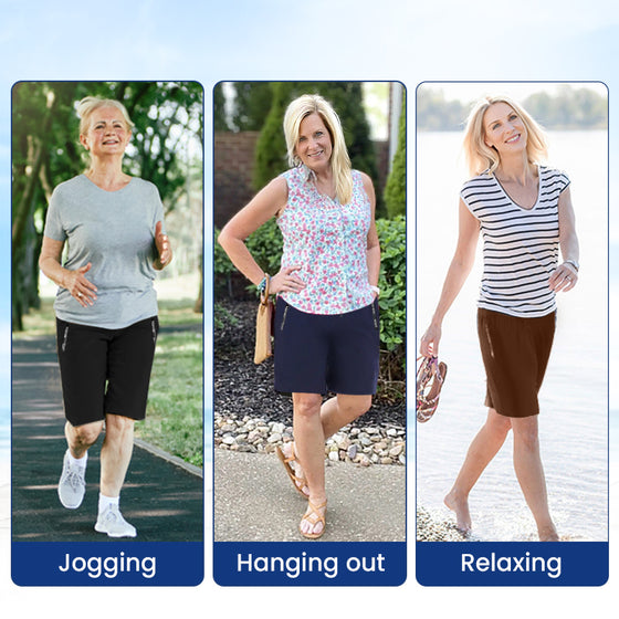 Unisex Is-silkes Snabbtorkande Stretchshorts